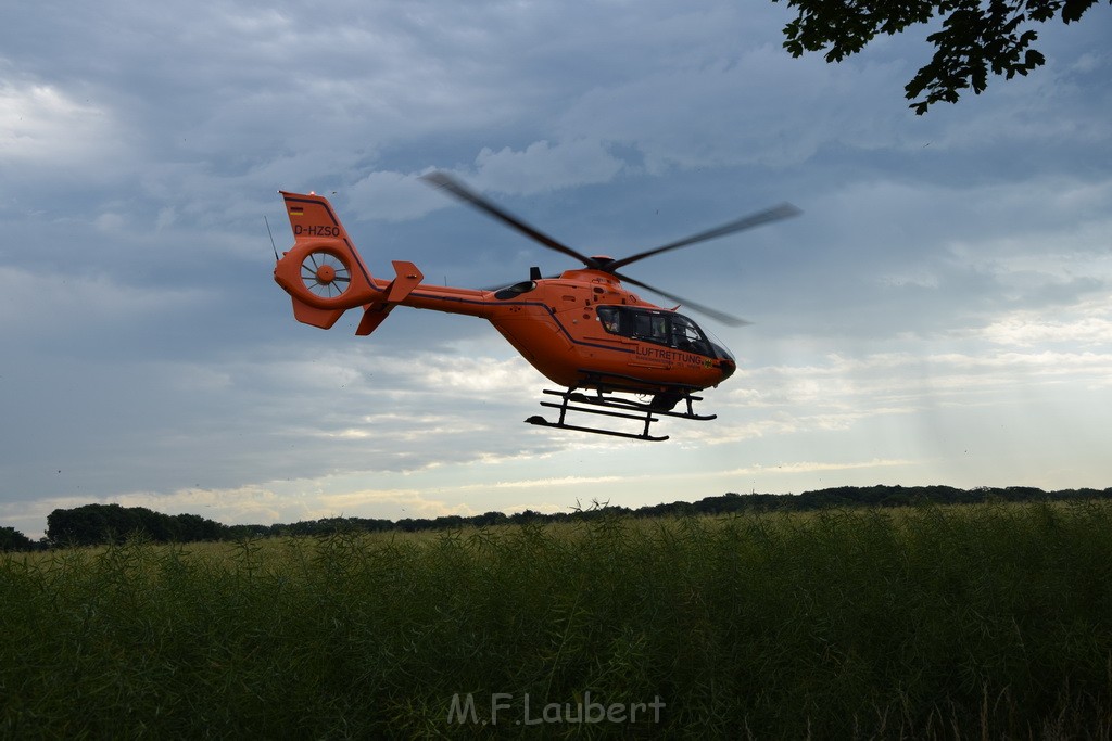 Einsatz Christoph 3 Koeln Porz Gremberghoven Hansestr P24.JPG - Miklos Laubert